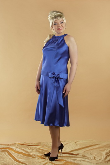 Вечернее платье 2012 для полных